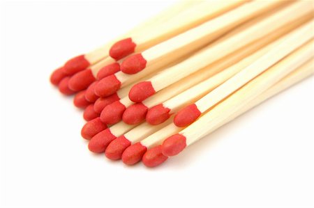 Closeup of matches Fotografie stock - Microstock e Abbonamento, Codice: 400-04496995