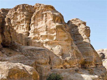 Landscape of Petra - Nabataeans capital city (Al Khazneh) in Jordan. Early morning. Stock Photo - Budget Royalty-Free & Subscription, Code: 400-04497073