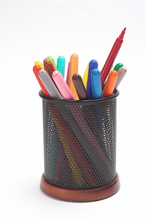 simsearch:400-03947012,k - color pencils over white background Stock Photo - Budget Royalty-Free & Subscription, Code: 400-04497166