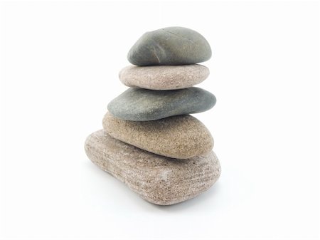 simsearch:400-05270612,k - Isolated Zen Stones Photographie de stock - Aubaine LD & Abonnement, Code: 400-04497366