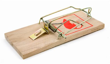 simsearch:400-03992981,k - Mouse trap isolated on a white background. Stock Photo - Budget Royalty-Free & Subscription, Code: 400-04497578