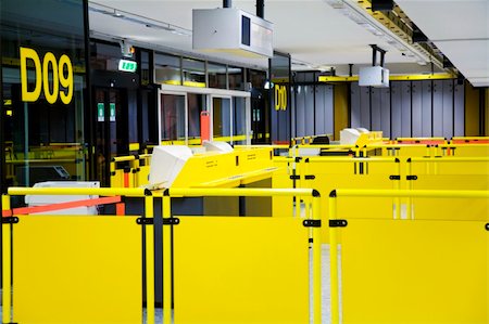 at the airport: empty gate before boarding Stock Photo - Budget Royalty-Free & Subscription, Code: 400-04497733