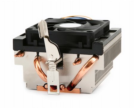 simsearch:400-07617412,k - close-up of cpu cooler against white background, gentle natural shadow in front Foto de stock - Super Valor sin royalties y Suscripción, Código: 400-04497784