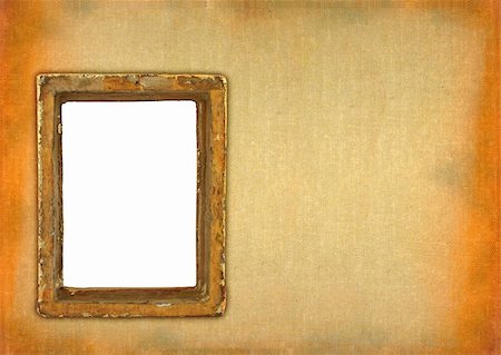 simsearch:400-03992773,k - ruined hollow frame against retro stained background Photographie de stock - Aubaine LD & Abonnement, Code: 400-04498039