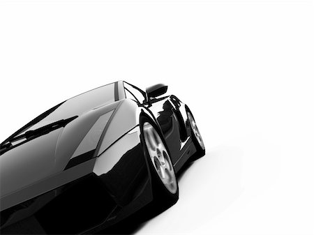 simsearch:400-03979717,k - isolated closeup sport car on a white background Photographie de stock - Aubaine LD & Abonnement, Code: 400-04498060