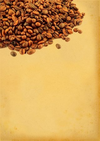 simsearch:400-04023924,k - coffee beans with retro copy space - vertical Stock Photo - Budget Royalty-Free & Subscription, Code: 400-04498647