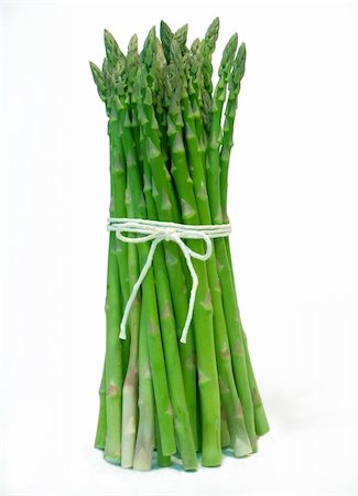 sparkia (artist) - a bunch of green asparagus tied with twine Stockbilder - Microstock & Abonnement, Bildnummer: 400-04499071