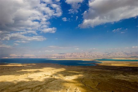 Dead sea view of ancient city Masada Fotografie stock - Microstock e Abbonamento, Codice: 400-04499089