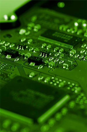 simsearch:400-07444594,k - Electronic circuit board. Macro photo. Great details ! Fotografie stock - Microstock e Abbonamento, Codice: 400-04499499