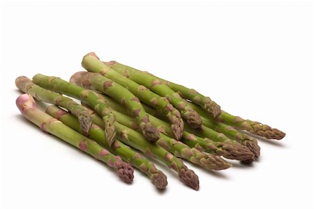 simsearch:400-05065763,k - asparagus on white background Stockbilder - Microstock & Abonnement, Bildnummer: 400-04499749