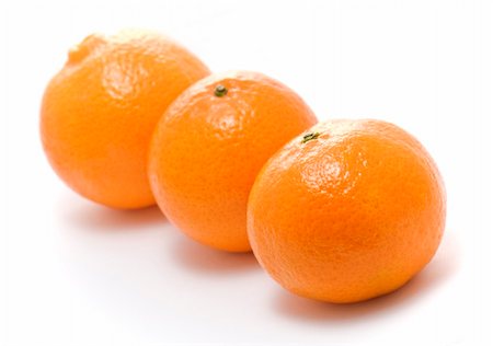 simsearch:400-07613620,k - Tangerines on white background Stockbilder - Microstock & Abonnement, Bildnummer: 400-04499893