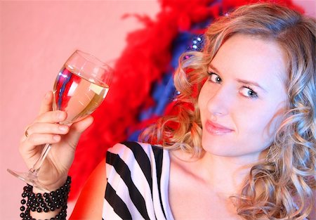 simsearch:400-04490576,k - Beautiful girl with champagne Stock Photo - Budget Royalty-Free & Subscription, Code: 400-04490575