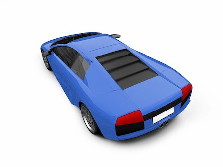 simsearch:400-03979717,k - isolated sport car on white background Photographie de stock - Aubaine LD & Abonnement, Code: 400-04490938