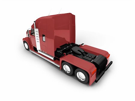 paraurti - isolated monster truck on white background Fotografie stock - Microstock e Abbonamento, Codice: 400-04491059