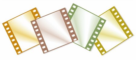 film reel picture borders - Color film frames for background Stock Photo - Budget Royalty-Free & Subscription, Code: 400-04491551