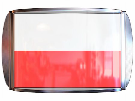 simsearch:400-04615817,k - 3d scene icon with flag of the Poland Foto de stock - Royalty-Free Super Valor e Assinatura, Número: 400-04491686