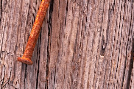 simsearch:696-03396717,k - a macro picture of old wood and nail Stockbilder - Microstock & Abonnement, Bildnummer: 400-04492477