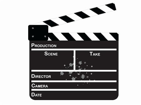 Movie clapper Stock Photo - Budget Royalty-Free & Subscription, Code: 400-04493271