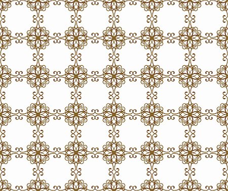 flower border design of rose - royal pattern Stock Photo - Budget Royalty-Free & Subscription, Code: 400-04504314