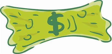 stretching a dollar - Illustration of a us dollar currency being stretched Stock Photo - Budget Royalty-Free & Subscription, Code: 400-04504629
