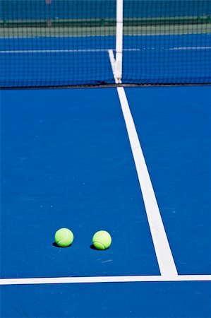 Resort tennis club and tennis courts with balls Stock Photo - Budget Royalty-Free & Subscription, Code: 400-04505617