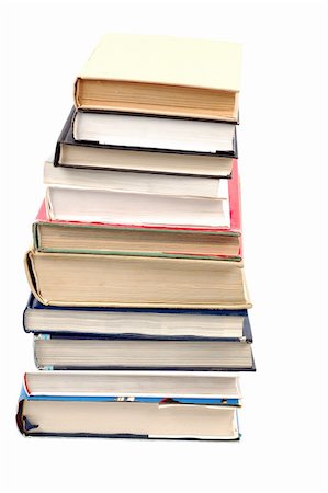 simsearch:400-04977232,k - vintage books on white Stockbilder - Microstock & Abonnement, Bildnummer: 400-04505948