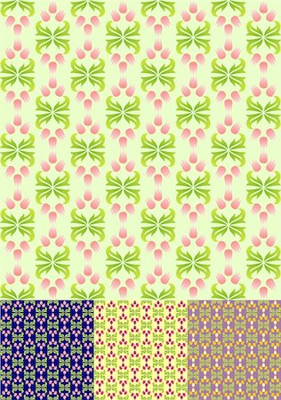 simsearch:400-05132616,k - floral spring seamless pattern / vector Stock Photo - Budget Royalty-Free & Subscription, Code: 400-04506239