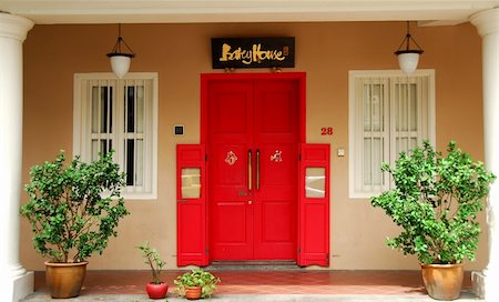 red door Stock Photo - Budget Royalty-Free & Subscription, Code: 400-04506820