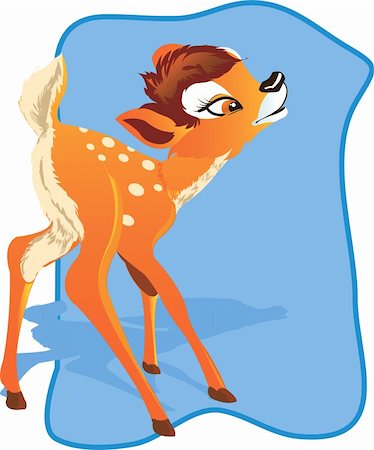 Illustration of a   Deer Foto de stock - Royalty-Free Super Valor e Assinatura, Número: 400-04506903