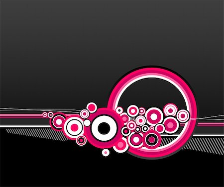 simsearch:400-05039934,k - Illustration of pink circles. Vector Stockbilder - Microstock & Abonnement, Bildnummer: 400-04507051