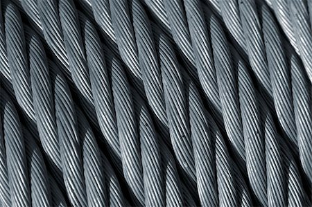a steel wire cable close up. Stock Photo - Budget Royalty-Free & Subscription, Code: 400-04507489