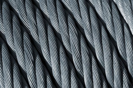 a steel wire cable close up. Photographie de stock - Aubaine LD & Abonnement, Code: 400-04507489