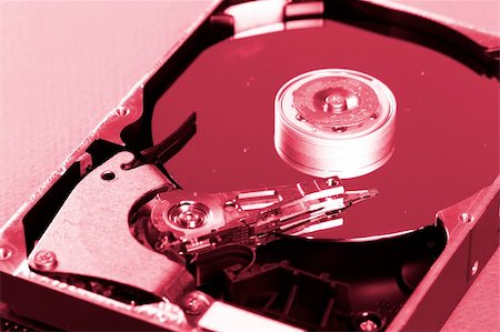 simsearch:400-03992953,k - Macro photo - Hard Disk Drive. Great details ! Stock Photo - Budget Royalty-Free & Subscription, Code: 400-04507822