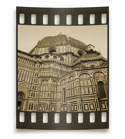 de vinci - Black and white negative of photo of gigantic religious landmark in Italy Photographie de stock - Aubaine LD & Abonnement, Code: 400-04508142