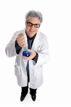 simsearch:400-04962353,k - Research scientist or chemist holding a flask of solution and pipette sample for analysis. Stock Photo - Budget Royalty-Free & Subscription, Code: 400-04508414