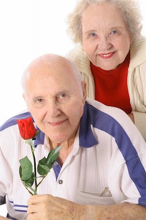 happy seniors portrait Stock Photo - Budget Royalty-Free & Subscription, Code: 400-04508707