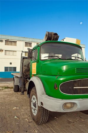 old and weathered truck in front of blue sky Stock Photo - Budget Royalty-Free & Subscription, Code: 400-04500500