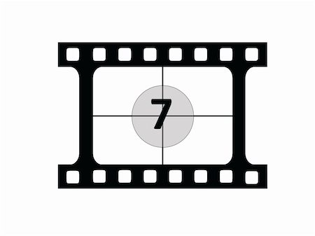 film making - A vector representing a film countdown Stock Photo - Budget Royalty-Free & Subscription, Code: 400-04501392