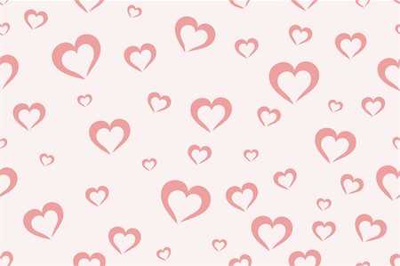 red carpet vector background - Seamless pink hearts background [vector illustration] Stock Photo - Budget Royalty-Free & Subscription, Code: 400-04502008