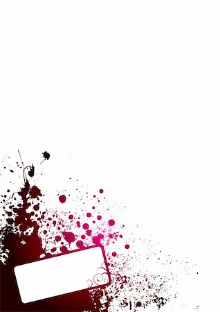 faded splatter background - abstract red and white background with room to add your own text Stock Photo - Budget Royalty-Free & Subscription, Code: 400-04502883
