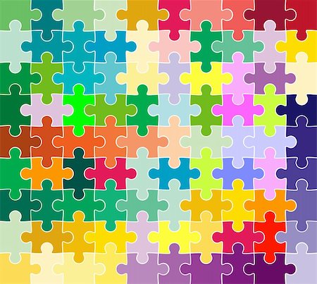 jigsaw puzzle pattern Stock Photo - Budget Royalty-Free & Subscription, Code: 400-04503319