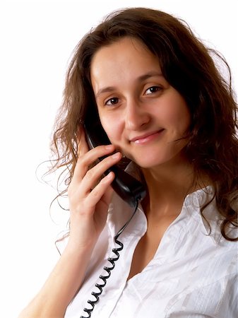 sales training - Young businesswoman having a phone call Stock Photo - Budget Royalty-Free & Subscription, Code: 400-04503548