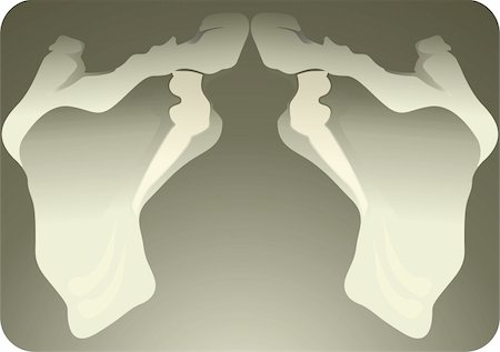 physical education - Illustration of human pelvic bones Photographie de stock - Aubaine LD & Abonnement, Code: 400-04514253