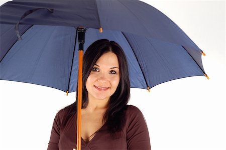 woman with umbrella Stock Photo - Budget Royalty-Free & Subscription, Code: 400-04514526