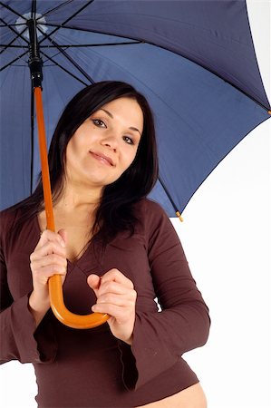 woman with umbrella Stock Photo - Budget Royalty-Free & Subscription, Code: 400-04514527