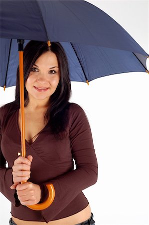 woman with umbrella Stock Photo - Budget Royalty-Free & Subscription, Code: 400-04514523