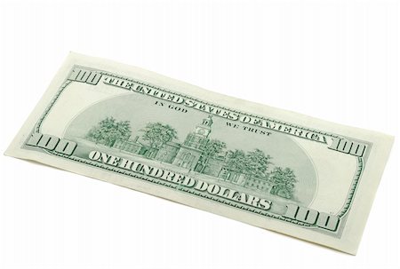 drawing on dollar bill - A bank-note the one hundred dollars on white background Stock Photo - Budget Royalty-Free & Subscription, Code: 400-04515635