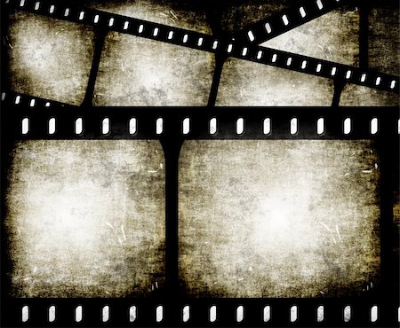 film reel picture borders - abstract composition of movie frames or film strip Stock Photo - Budget Royalty-Free & Subscription, Code: 400-04515667