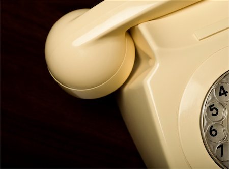 selectphoto (artist) - A rotary dial telephone in beige Stock Photo - Budget Royalty-Free & Subscription, Code: 400-04517631