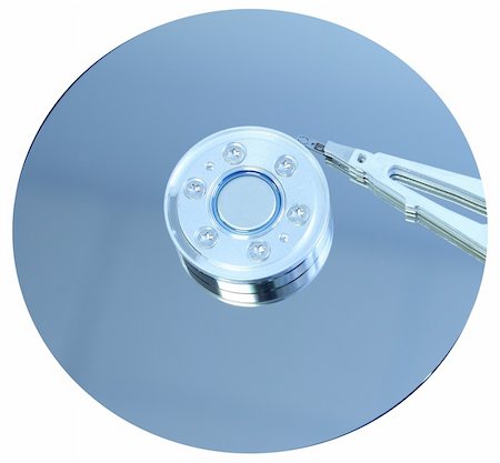 simsearch:400-03992953,k - Hard disk drive details isolated image Stock Photo - Budget Royalty-Free & Subscription, Code: 400-04517718